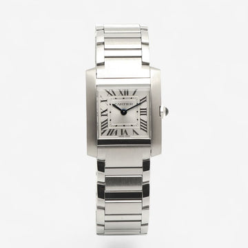 CARTIER タンクフランセーズ ウォッチ スモール WSTA0129 レディース スチール 時計 2025年保証書 153081113