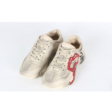 Gucci Dirty Lips Logo Laiton Sneakers 36 153081114