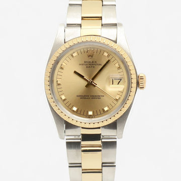 ROLEX オイスターパーペチュアルデイト34 ゴールドマークインデックス 14K コンビ メンズウォッチ 1505 ヴィンテージ 1978年製 153081121
