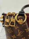 LOUIS VUITTON V Dot Burgunder Tragetasche (M43949) Zustand B+ 153081154 [P]