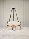 GUCCI Matelassé Medium Schultertasche Creme (443496) 153083641 [P]