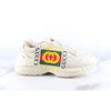 GUCCI Laiton Sneaker mit quadratischem Logo 7.5 153083882 [P]