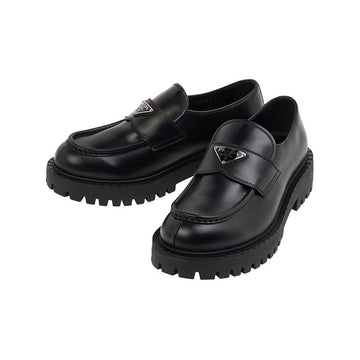 Prada Men's Logo Leather Loafers 153084294