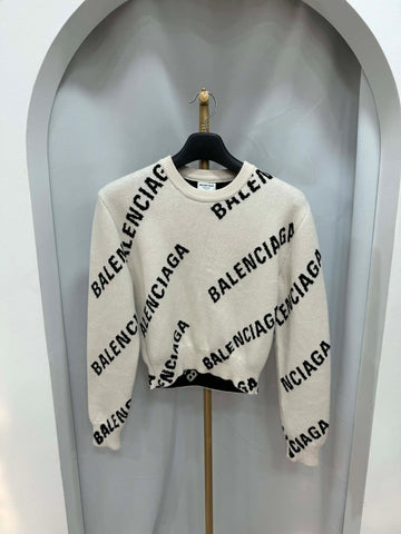 BALENCIAGA 百貨店版マルチロゴニット XS 153094990