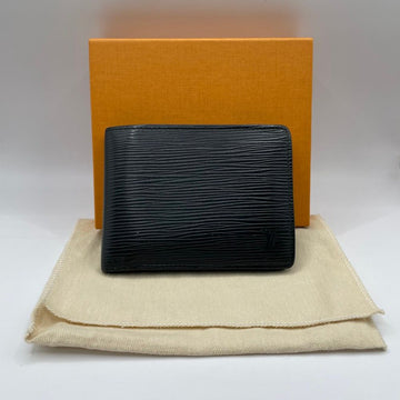 Louis Vuitton Epi Wallet Black 153095138