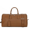 Prada Cognac Triangle Logo Duffel Bag 2VC048 2BBE F0046 149077184 [P]