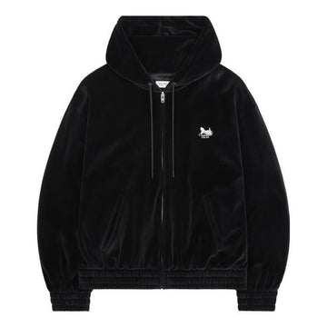 CELINE Velours-Jersey Oversize Zip-Hoodie Jacke 152314386