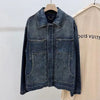 Louis Vuitton Monogram Carpenter Washing Denim Jacket 50 149309370 [P]