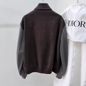 DIOR 1947 レタリング スタジアム バーシティ ジャケット 153098007