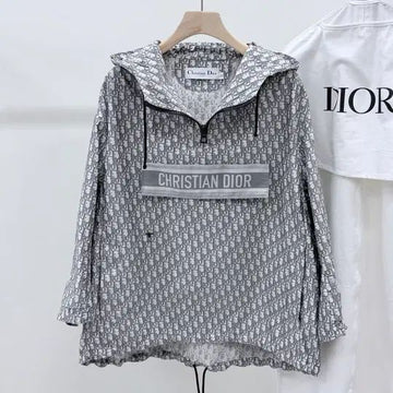 Dior Oversized XS Oblique Anorak Hooded Windbreaker Jacket 117C10A2970 149472049