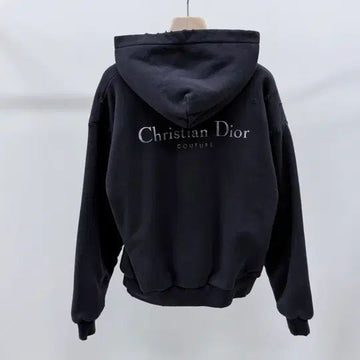 Dior Oversized M Couture Back Logo Hoodie Black 343J691A0878 150247621