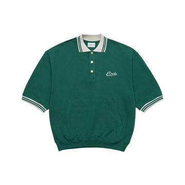 DROLE DE MONSIEUR Drolldemoustre Herren Polo Shirt mit Logo-Stickerei Grün PL111-CO001-FGN 55904815