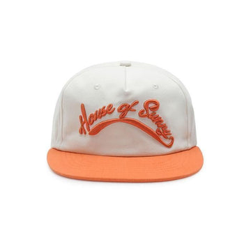 House of Sunny Unisex Clubman Cap Orange VOL21231 53737768