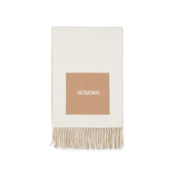 JACQUEMUS Les Écharpes Ronde Carré Wolle Schal Multi Beige 24HACU00579AOT4044-015 144722441