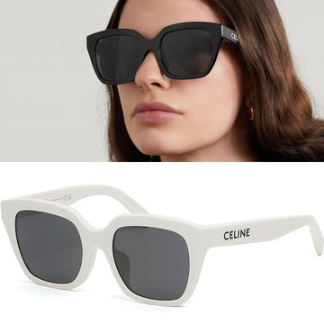 CELINE モノクローム 03 サングラス オーバーサイズ ブラック ホワイト アジアンフィット CL40198F 123850696