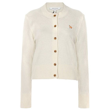 MAISON KITSUNE 25FW エクリュ ベビー フォックス ラムウール カーディガン PW00506KT1006 0383 153143015