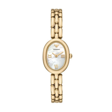 ARMANI Sinfonia Damen Metallarmbanduhr mit Perlmutt AR11721 147337198