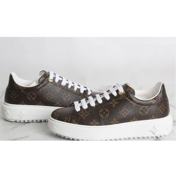 Louis Vuitton Monogram Timeout Sneakers 37 153145257