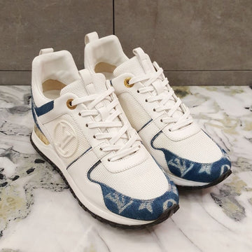 Louis Vuitton Denim Runaway Sneakers 36.5 153145545