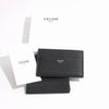 CELINE Kreditkartenetui aus genarbtem Leder Schwarz 10N763GTH 38SI 153148501 [P]