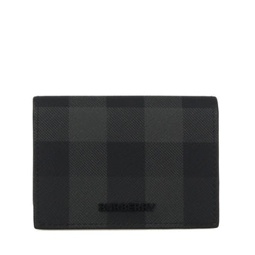 Burberry Check Leather Card Wallet 79547303