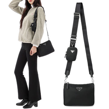 PRADA 26SS 三角ロゴ リナイロン クロスバッグ 2VH113 2DMH F0002 153148995