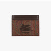 Etro Paisley Jacquard Pegasus Card Holder 146840622 [P]