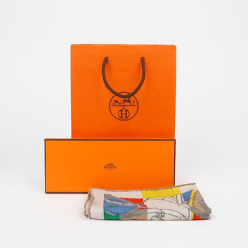 HERMES ラグスタリュシオン デュ ロア バヤデール 45 スカーフ 154782400