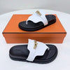 HERMES Empire Carry Buckle Wildleder Sandalen Slipper 153151652 [P]