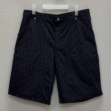 Dior Oblique Kasuri Cotton Denim Carpenter Shorts Pants (34) 153153304