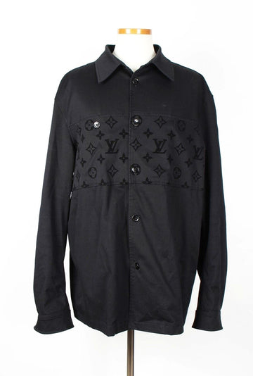 Louis Vuitton Flocked Overshirt Jacket XL 153153420