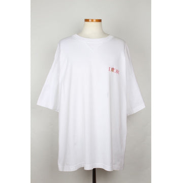 Dior Rose Embroidered Logo Short Sleeve T-Shirt XL 153153773