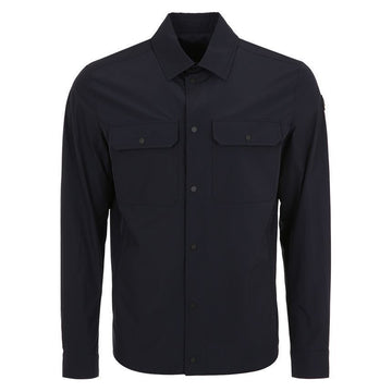 MONCLER Lederlogo-Patch Hemd 25FW 2F00014 549MF 742 148696619