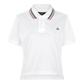 VIVIENNE WESTWOOD Mini-Klassische Polo-T-Shirt Weiß 1H010004 J00AU A401 153154096