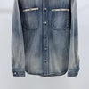 Dior Selvage Pocket Logo Washed Denim Shirt Jacket 153155375 [P]