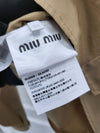 Miu Miu Scarf Poplin Shirt 38 MK1917 153156194 [P]