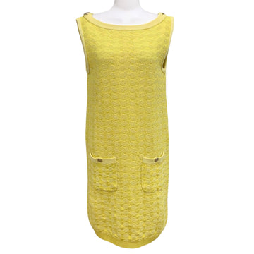 CHANEL Sleeveless Knit Midi Dress 153157221