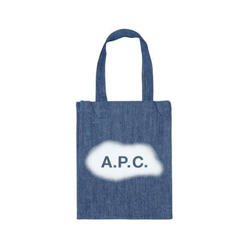 APC Damen Logo Tote Bag Blau COGEKM61442-IAL 55904755