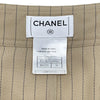 CHANEL CCボタンポイントストライプスカート 153159295 [P]