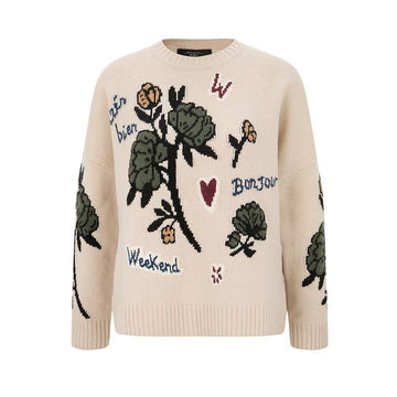 MaxMara PAVIDI Wool Knit Ecru 2525366262 003 149268519