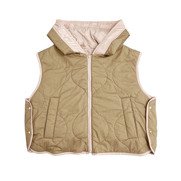 MAXMARA LEVANTE リバーシブル パディングベスト ピンク 2525296021 019 149268471