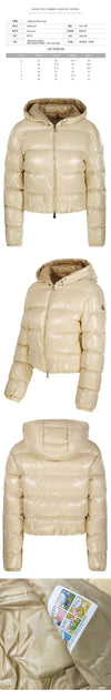 MONCLER モンクレール 24FW BAYARD ロゴパッチパディングジャケット ベージュ 1A000 83 5963V 268 117410262 [P]