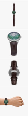 ARMANI Minimalist Herren Leather Watch AR11672 144730634 [P]