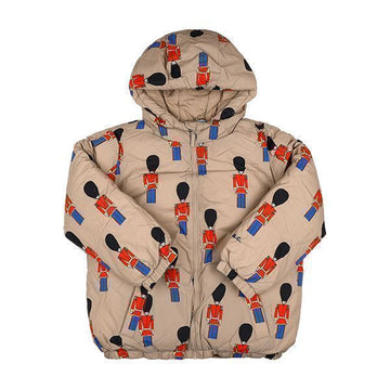 BOBO CHOSES Padded B224AC135 231 Haselnuss-Kacki Plüsch-Padded-Kinderjacke 119770716