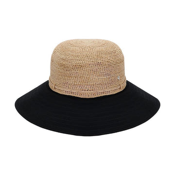 HELEN KAMINSKI Damen-Sonnenhut mit Visier in natürlichem Schwarz - HAT50575 NTBK 135944474