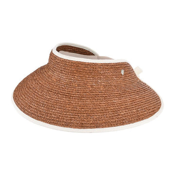 Helen Kaminski Hat 50220 NUS Mita Nutshell Sand Visor Women's Sun Cap 139398711