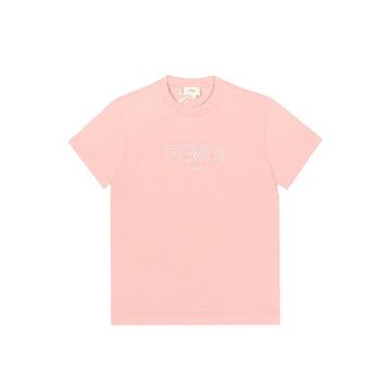 Fendi Short Sleeve Logo Kids T-Shirt 140027829