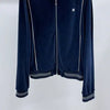 Celine Triope Velvet Training Zip-Up Jacket Navy 153195063 [P]