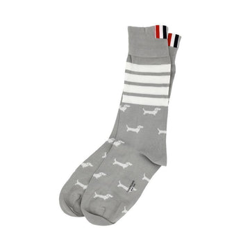 THOM BROWNE Socken Scalloped Edge Pointelle Stitch Herren Socken 151330654