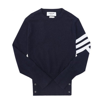 Thom Browne FKA001A 00011 415 Four Bar Stripe Cashmere Navy 33223630
